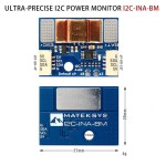 MONITOR DE POTENCIA I2C ULTRA PRECISO Original Matek Mateksys para piezas de bricolaje de drones